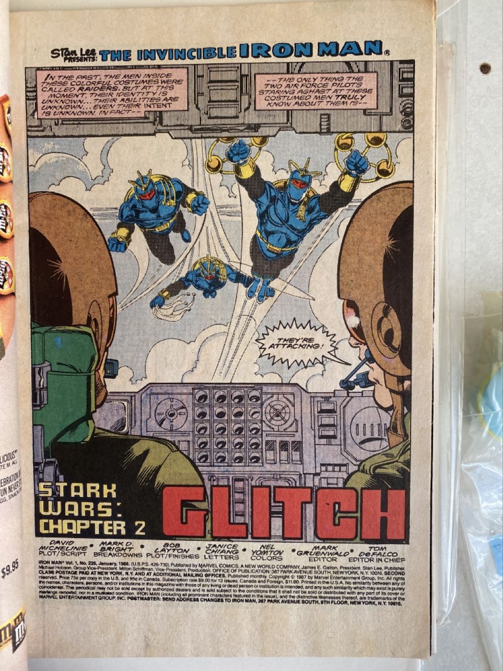 Iron Man - Marvel Comcs (226 - Jan 1988) comic book collectible [Barcode 071486024545] - Main Image 2