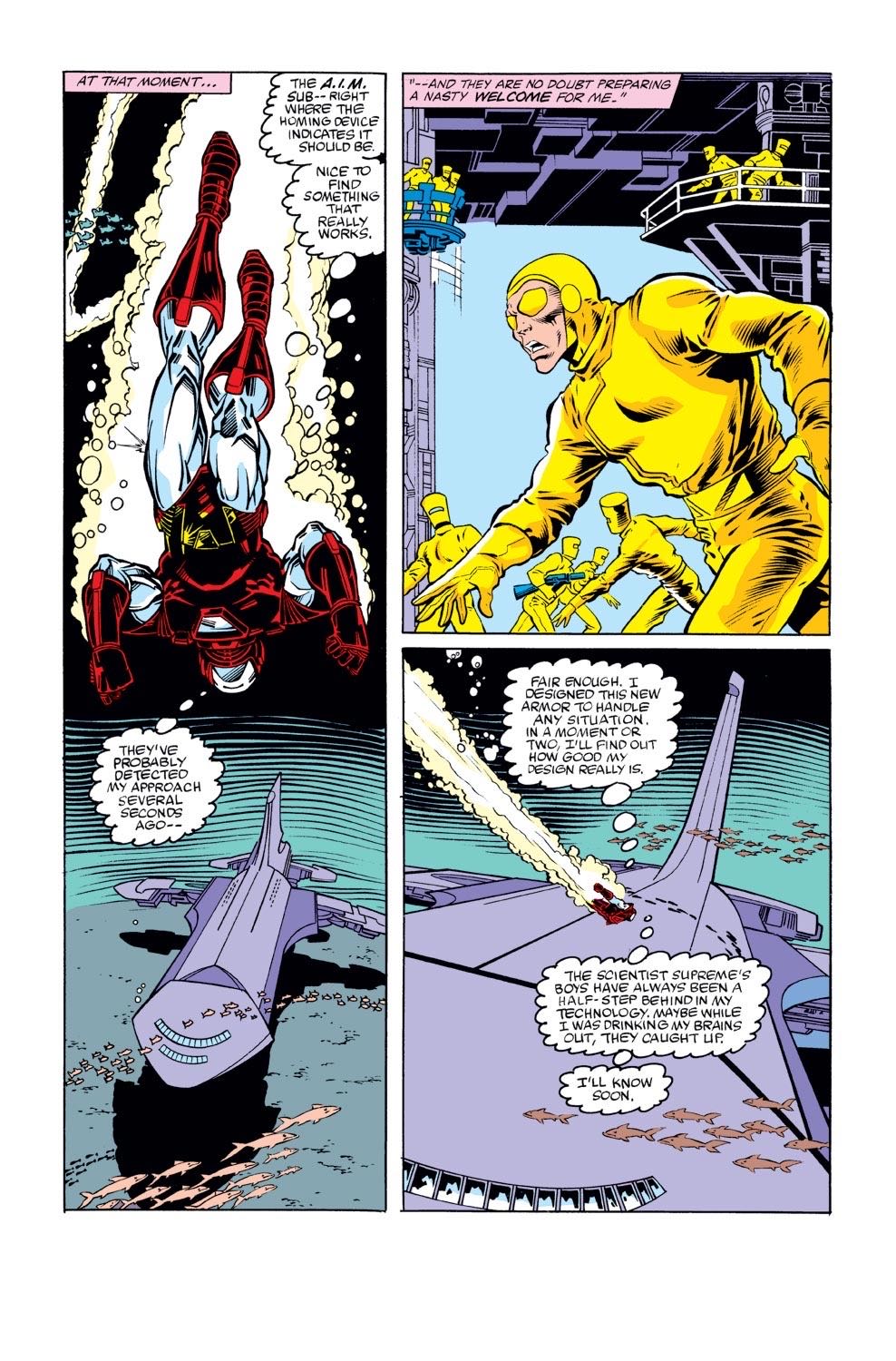 Invincible Iron Man - Marvel Comics Group (204 - Mar 1986) comic book collectible [Barcode 9780785123385] - Main Image 4