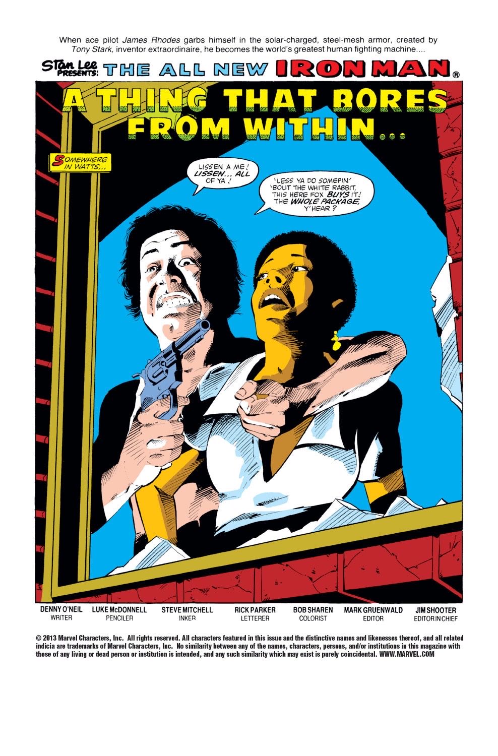 Invincible Iron Man - Marvel Comics (189 - Dec 1984) comic book collectible [Barcode 071486024545] - Main Image 2