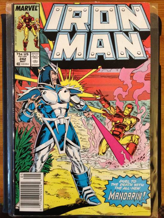 Iron Man #242 - Marvel (242 - May 1989) comic book collectible [Barcode 759606064274] - Main Image 1