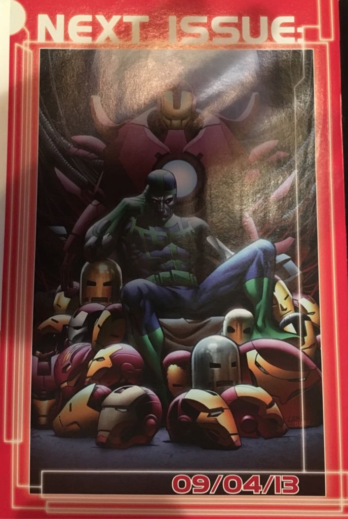 Iron Man - Marvel Now (14 - Oct 2013) comic book collectible [Barcode 759606079094] - Main Image 2