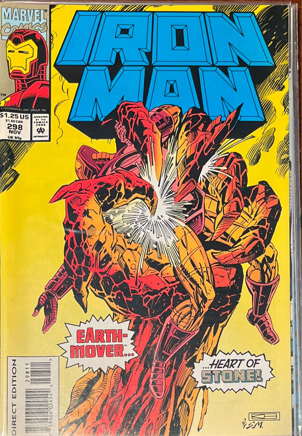 Iron Man - Marvel Comics (298 - Nov 1993) comic book collectible [Barcode 9780785123385] - Main Image 2