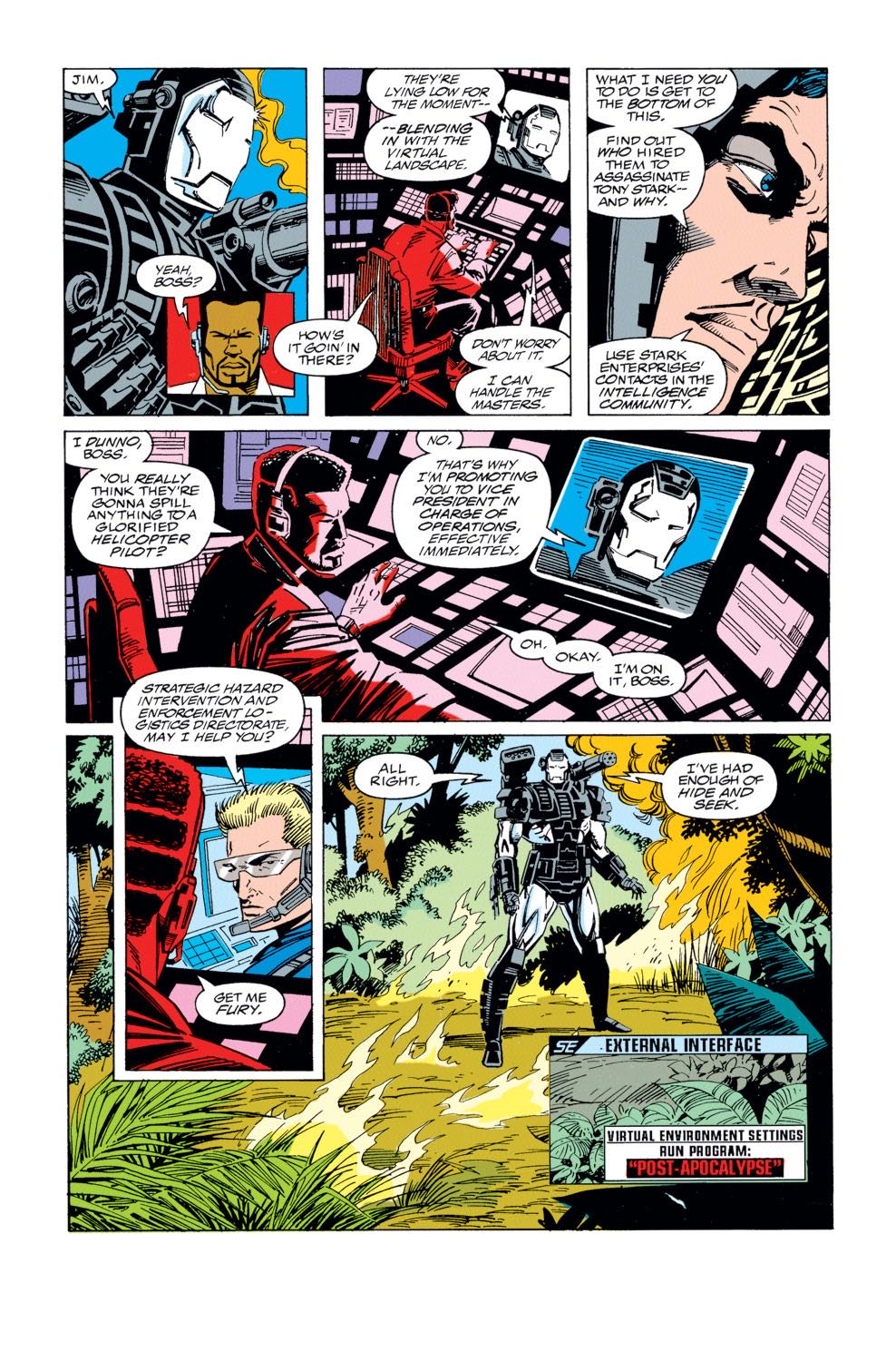 Iron Man - Marvel Comic Group (282 - Nov 1992) comic book collectible [Barcode 5960606427] - Main Image 2