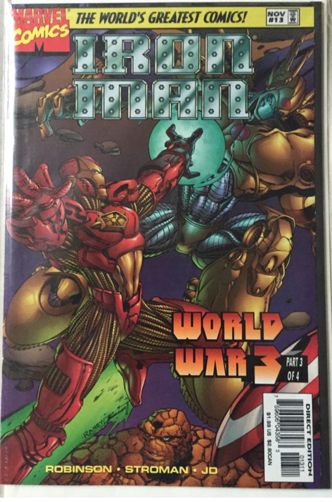 Iron Man (1996) - Marvel Comics (13 - Nov 1997) comic book collectible [Barcode 759606043583] - Main Image 1