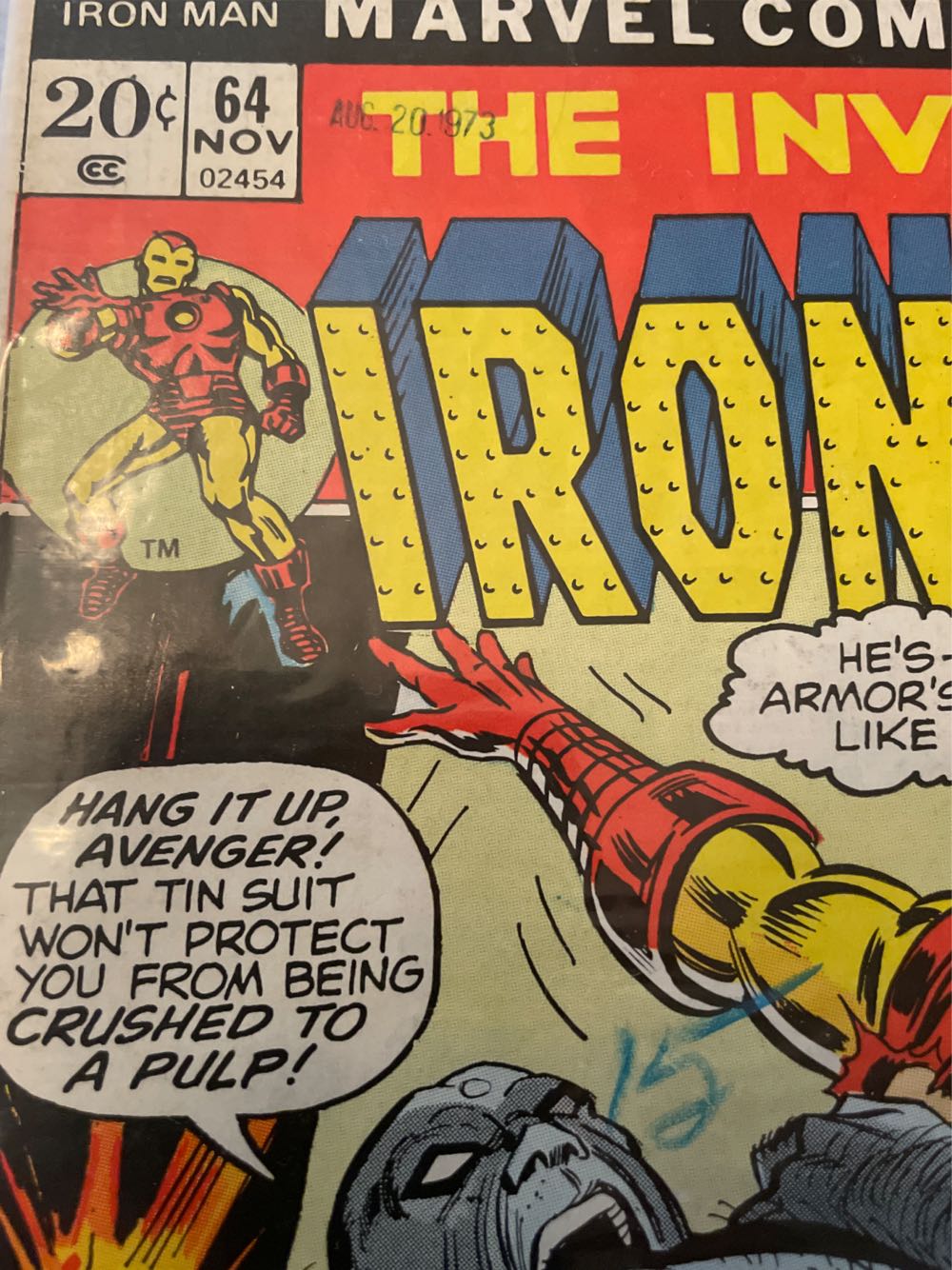 Iron Man #64 - Marvel Comics (64 - 11/1973) comic book collectible - Main Image 3