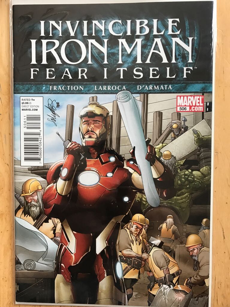 Iron Man - Marvel Comics (506 - Oct 2011) comic book collectible [Barcode 75960606427450611] - Main Image 1
