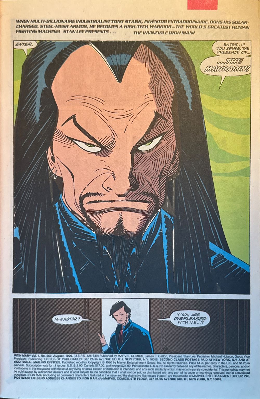 Iron Man - Marvel Comics (259 - 06/1990) comic book collectible [Barcode 759606056538] - Main Image 2