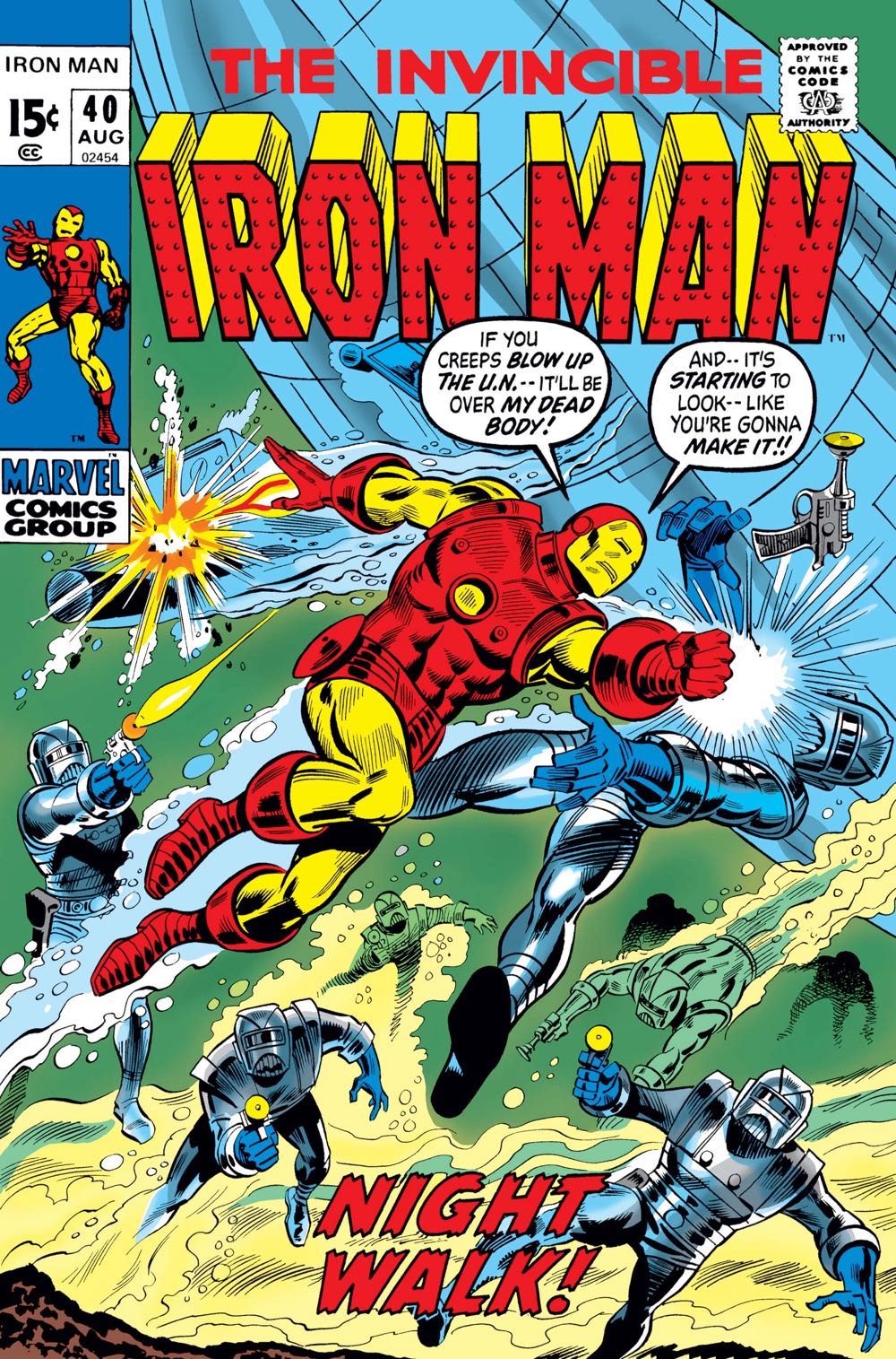 The Invincible Iron Man - Marvel Comics Group (40 - 08/1971) comic book collectible - Main Image 3
