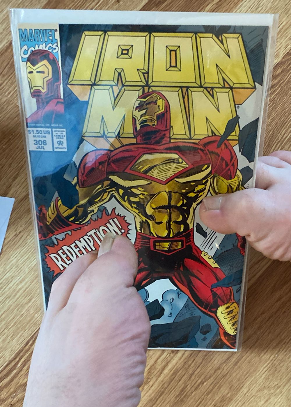 Iron Man - Marvel Comics (306 - 07/1994) comic book collectible [Barcode 75960602454430611] - Main Image 4