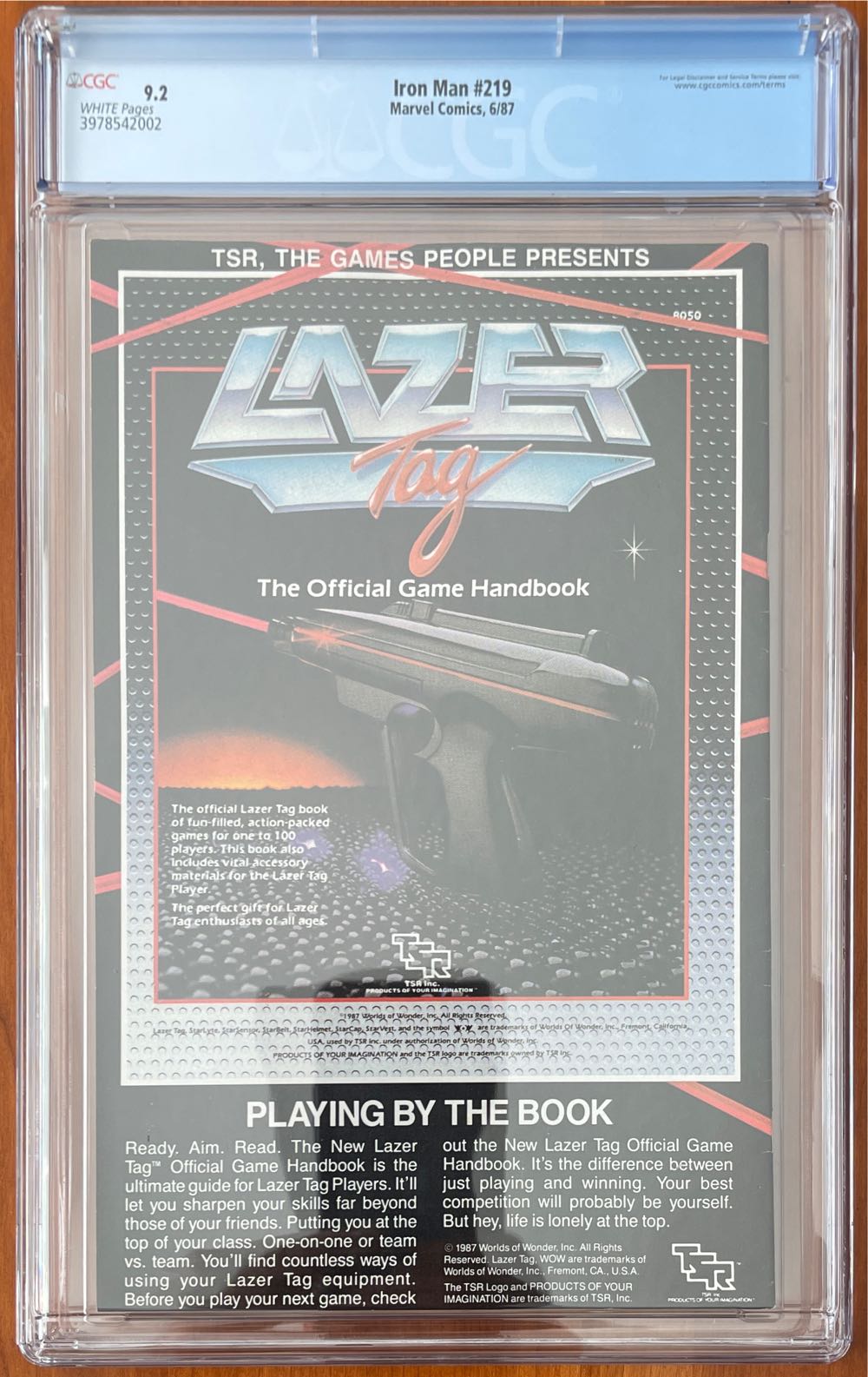 Iron Man - Marvel Comics (219 - Jun 1987) comic book collectible [Barcode 759606056538] - Main Image 2