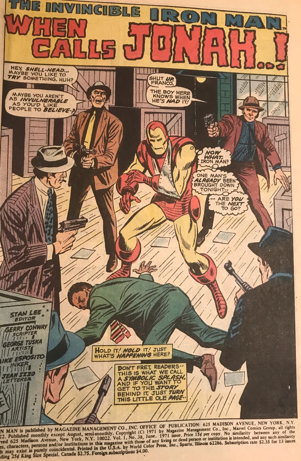 Iron Man 38 - Marvel Comics (38 - Jun 1971) comic book collectible - Main Image 3