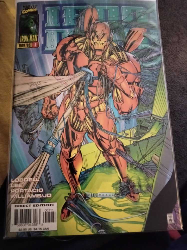 The Invincible Iron Man Vol. 2 - Marvel Comics (1 - Nov 1996) comic book collectible [Barcode 75960604358300111] - Main Image 2