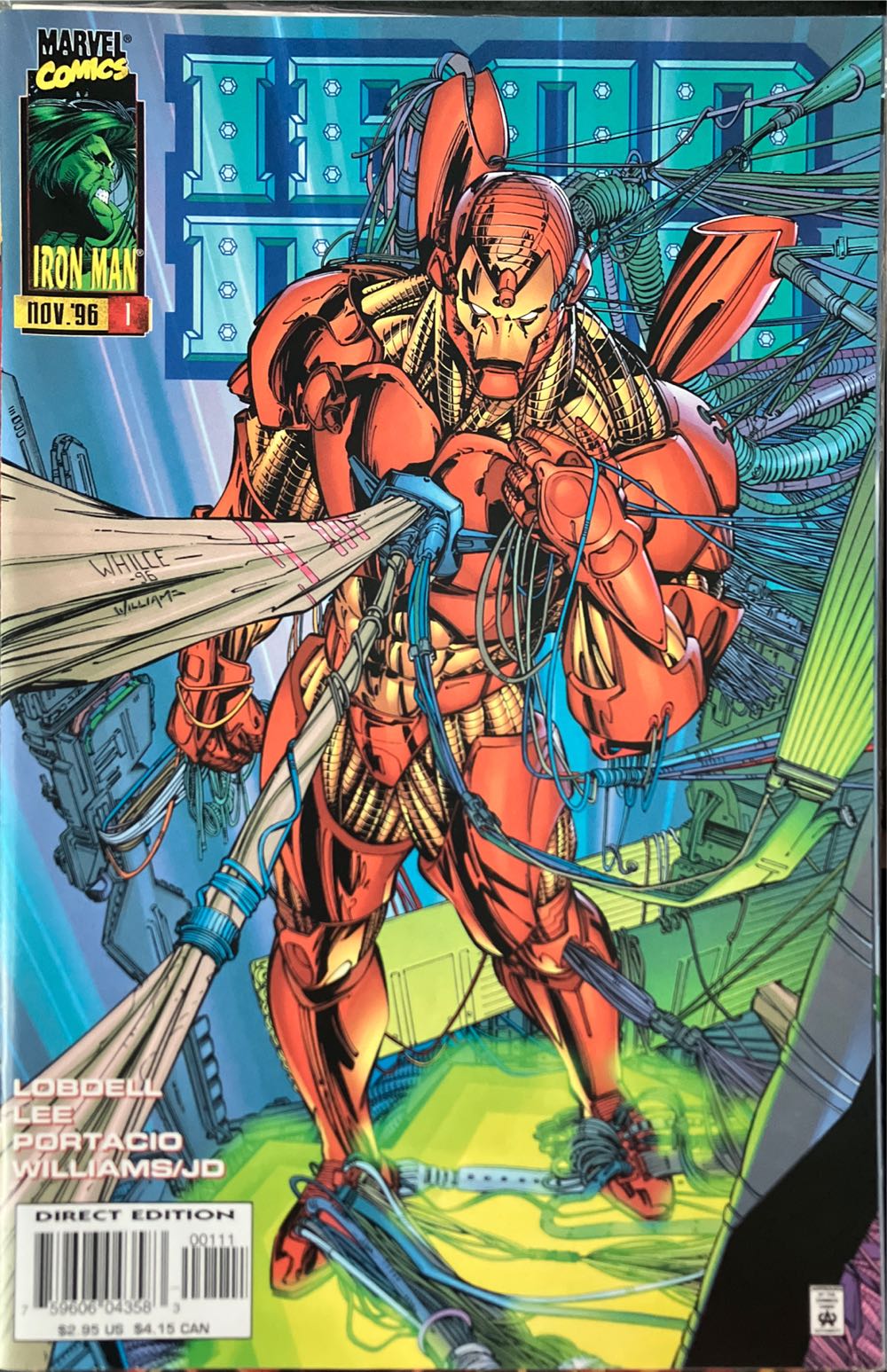 The Invincible Iron Man Vol. 2 - Marvel Comics (1 - Nov 1996) comic book collectible [Barcode 75960604358300111] - Main Image 3