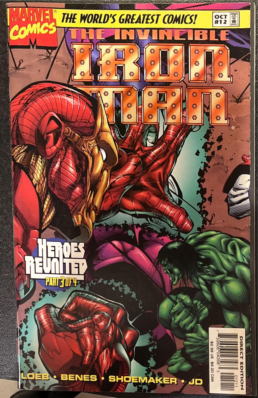 Iron Man - Marvel Comics (344.12 - Oct 1997) comic book collectible [Barcode 75960604358301211] - Main Image 3