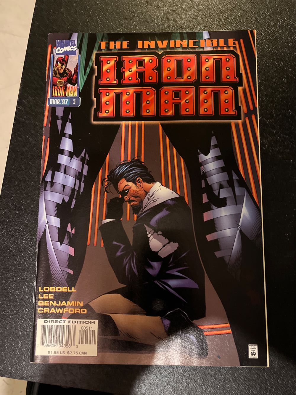 The Invincible Iron Man - Marvel Comics (5 - 03/1997) comic book collectible [Barcode 75960604358300511] - Main Image 3