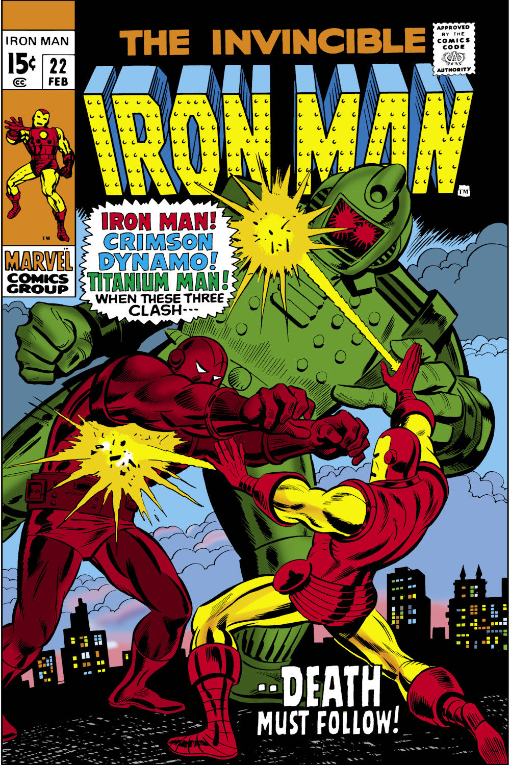 The Invincible Iron Man - Marvel Comics Group (22 - Feb 1970) comic book collectible - Main Image 3