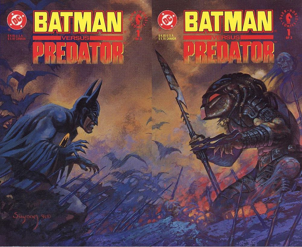 Batman Vs Predator - Dark Horse/DC Comics (1 - Dec 1991) comic book collectible [Barcode 070989308169] - Main Image 2