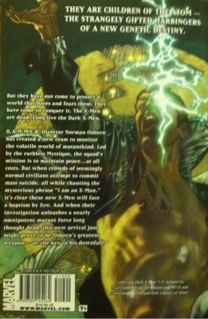 Dark X-Men - Marvel Comics (1) comic book collectible [Barcode 9780785145264] - Main Image 2