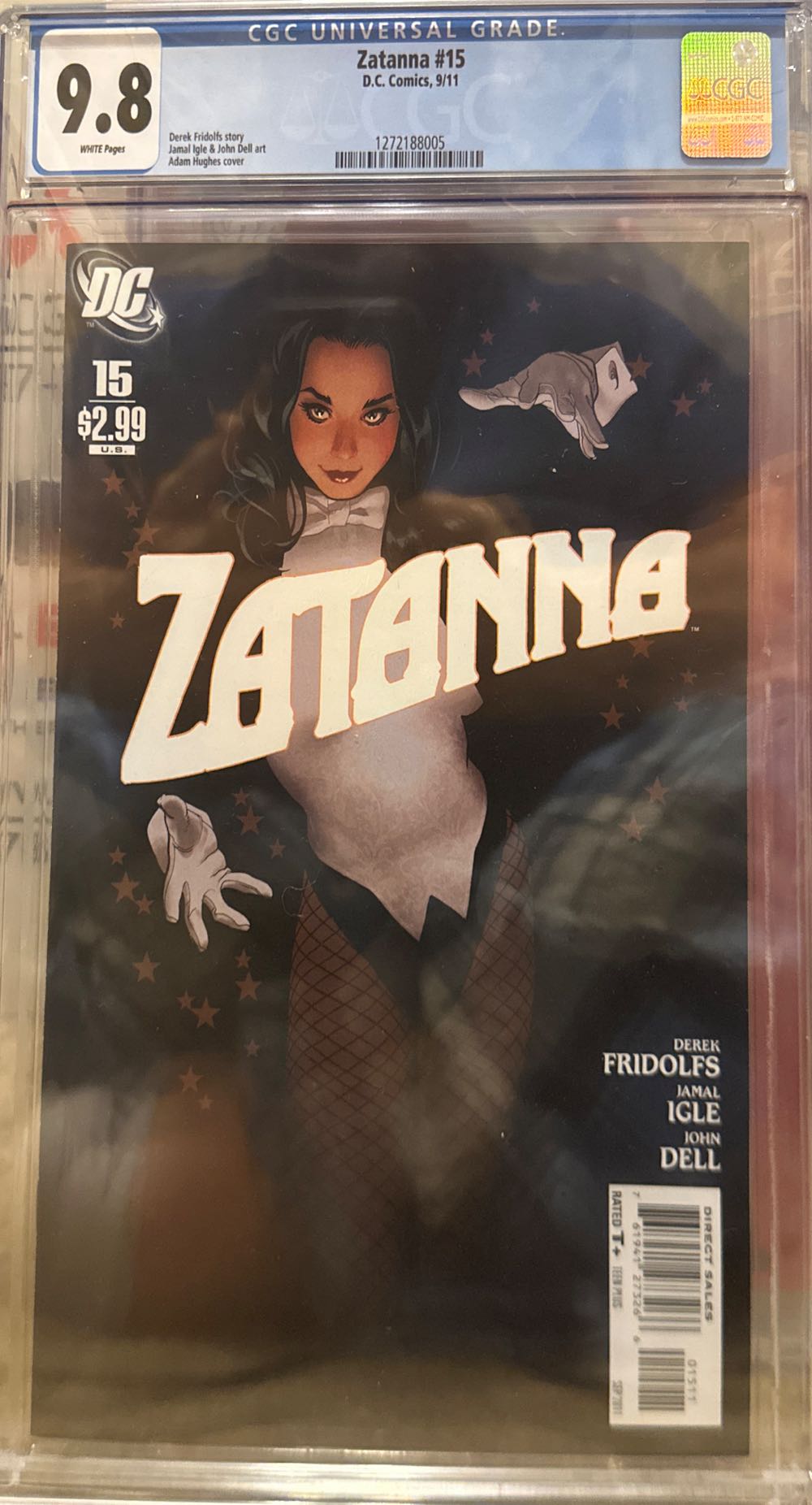 Zatanna - DC Comics (15 - Sep 2011) comic book collectible [Barcode 76194127326601511] - Main Image 2