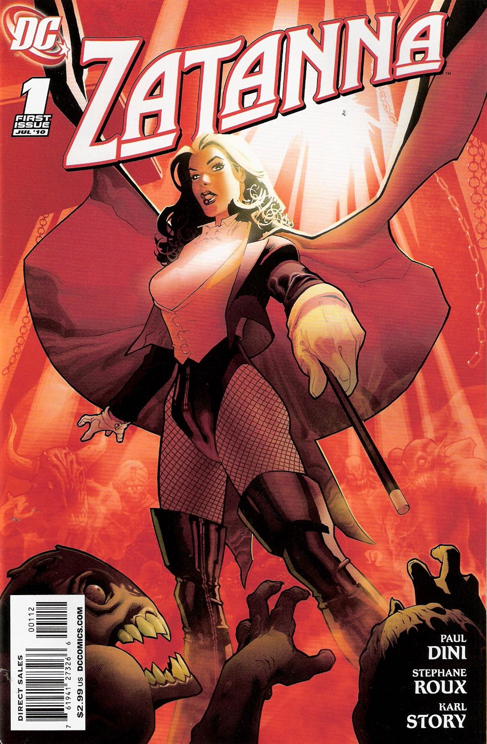 Zatanna - DC (1 - Jul 2010) comic book collectible [Barcode 76194127326600111] - Main Image 3