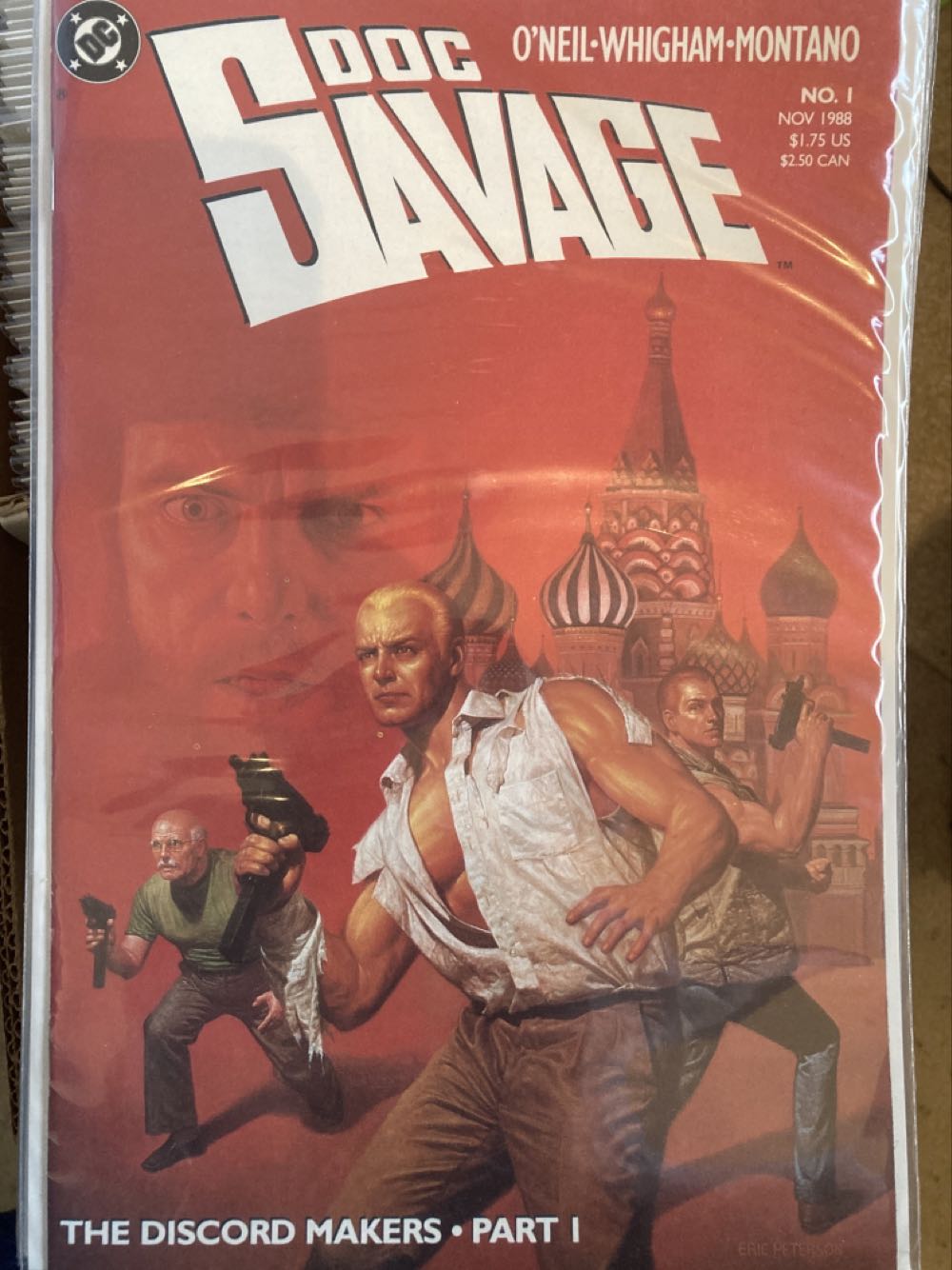 Doc Savage - DC (1 - Nov 1988) comic book collectible [Barcode 761941290324] - Main Image 2