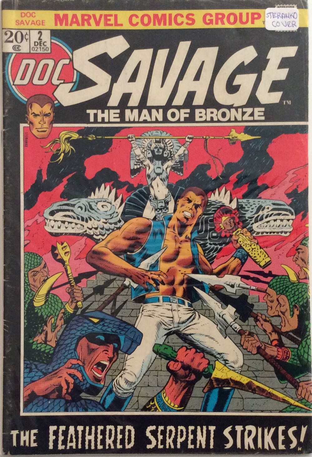 Doc Savage - Marvel Comics (2 - 12/1972) comic book collectible - Main Image 2