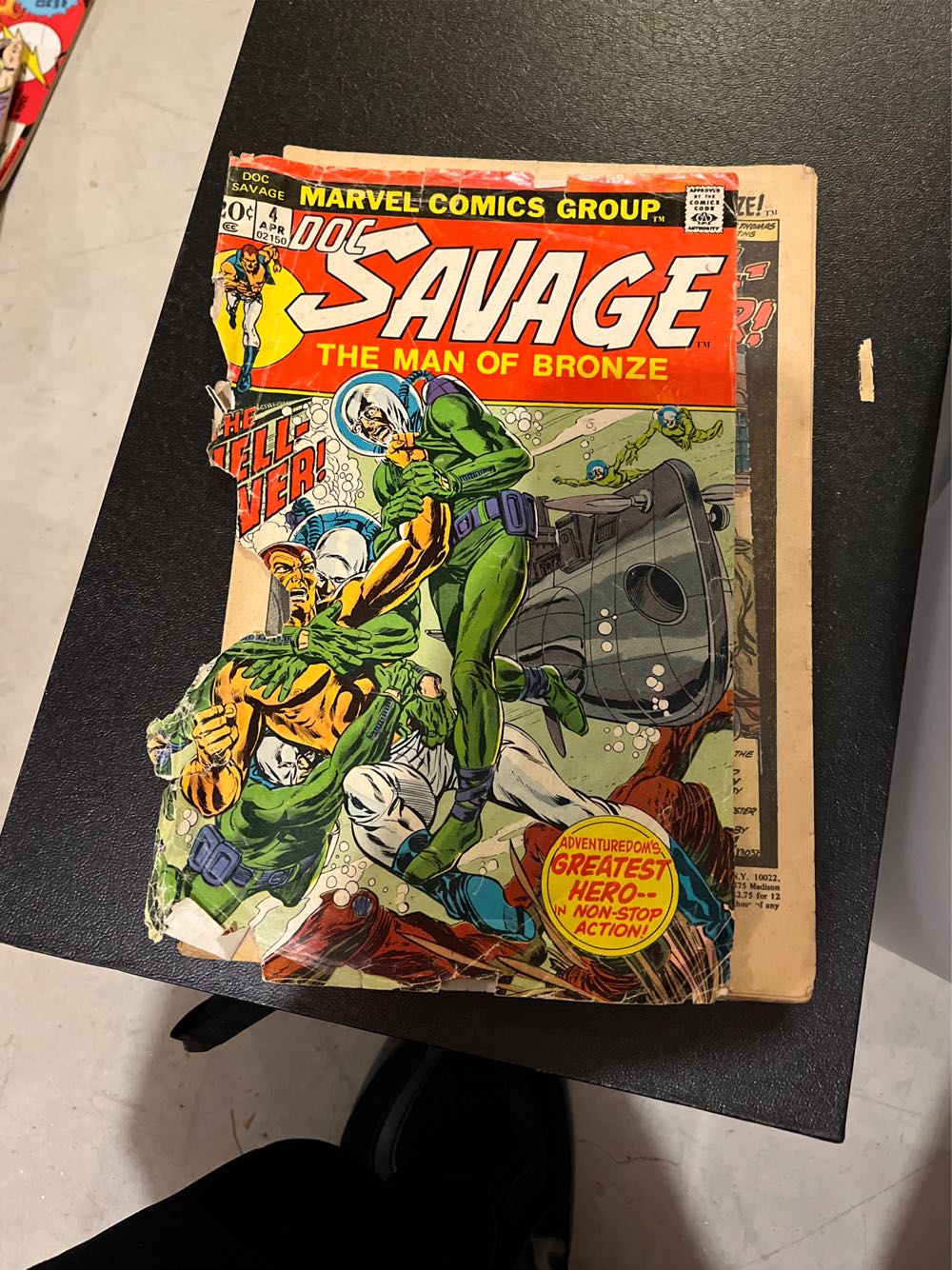 Doc Savage - Marvel (4 - Apr 1973) comic book collectible - Main Image 3