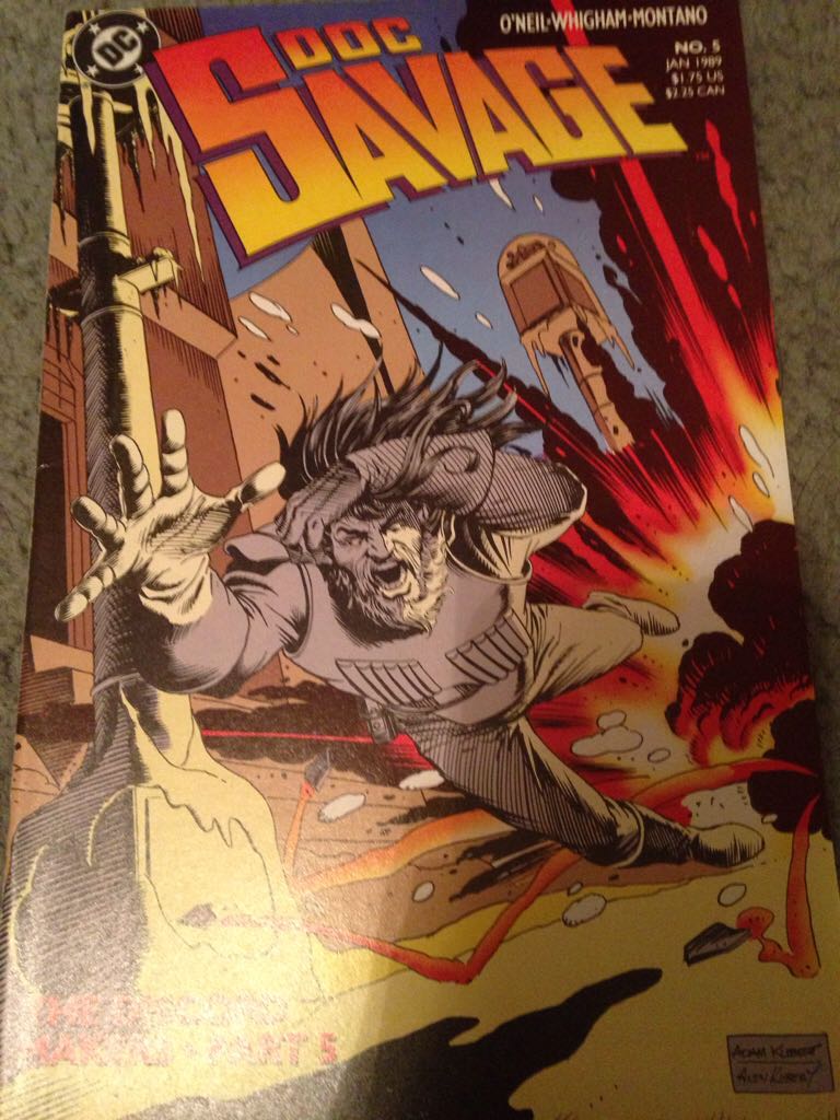 Doc Savage Vol 2  (5 - Jan 1989) comic book collectible [Barcode 761941290324] - Main Image 1