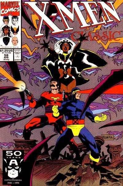 X-Men Classic (1990) - Marvel (58 - Apr 1991) comic book collectible [Barcode 071486024309] - Main Image 1