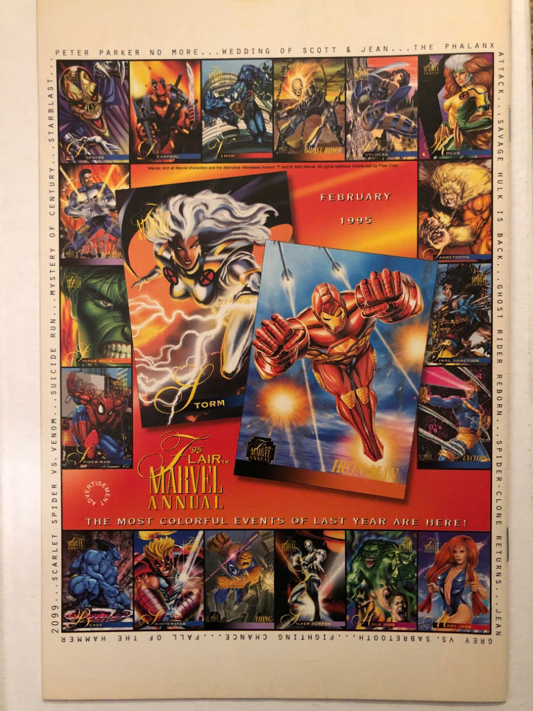 Uncanny X-Men V1 201 - X-Men Classic 105 - Marvel Comics (105 - Mar 1995) comic book collectible [Barcode 759606024308] - Main Image 2