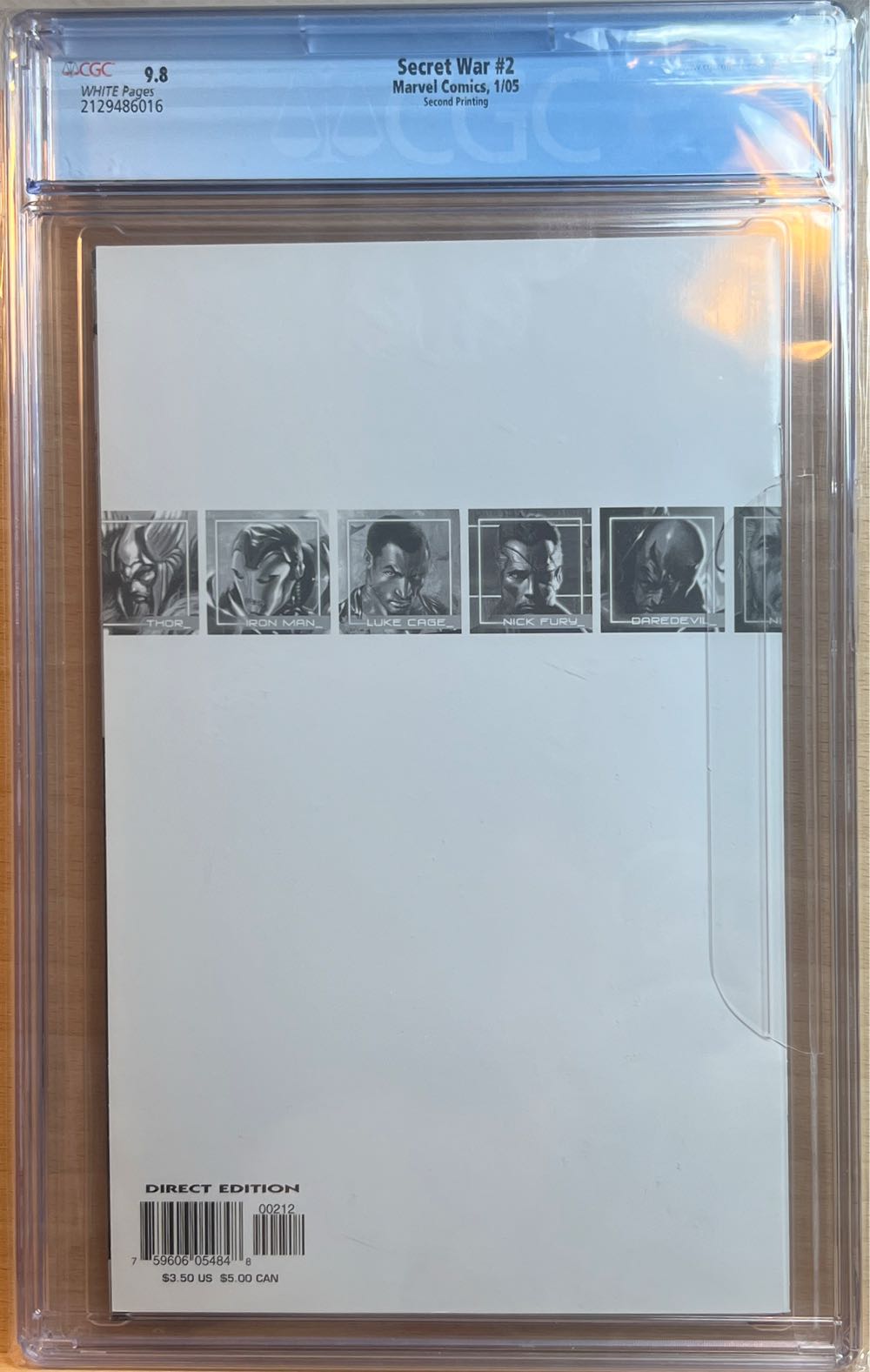 Secret War - Marvel (2) comic book collectible [Barcode 9788498851847] - Main Image 2