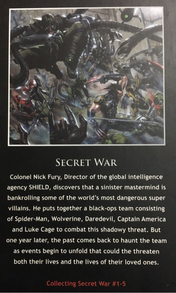 Secret War  (33) comic book collectible [Barcode 977204908602401] - Main Image 2