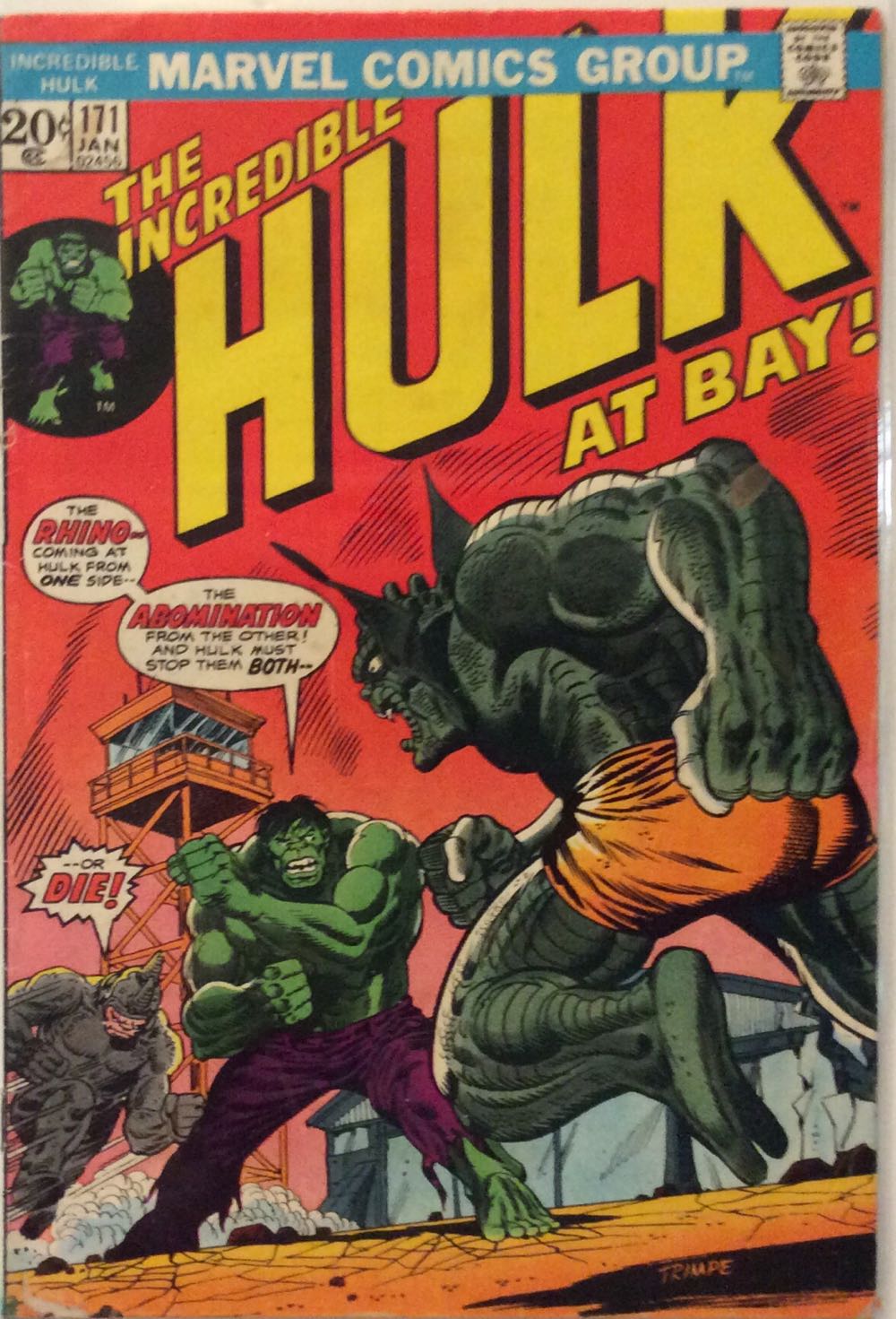 Incredible Hulk, The - Marvel Comics (171 - Jan 1974) comic book collectible [Barcode 7896542] - Main Image 2
