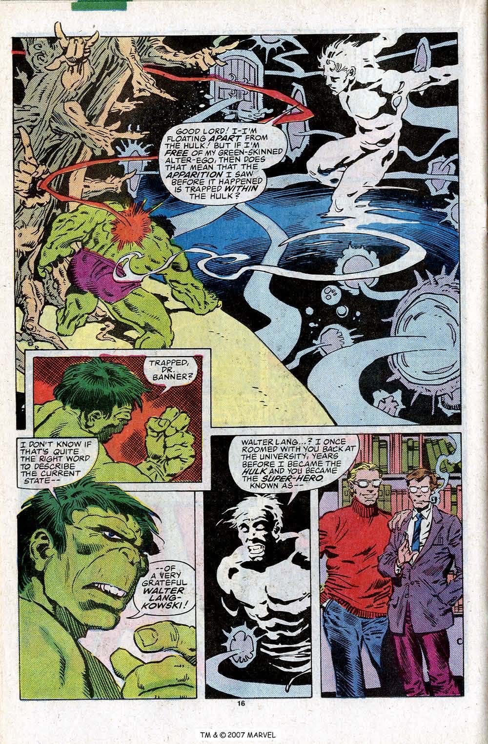 Incredible Hulk, The - Marvel Comics (313 - Nov 1985) comic book collectible [Barcode 822274180000078] - Main Image 3