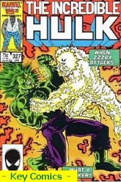 The Incredible Hulk (Vol. 1) - Marvel Comics Group (327 - Jan 1987) comic book collectible [Barcode 445566] - Main Image 1