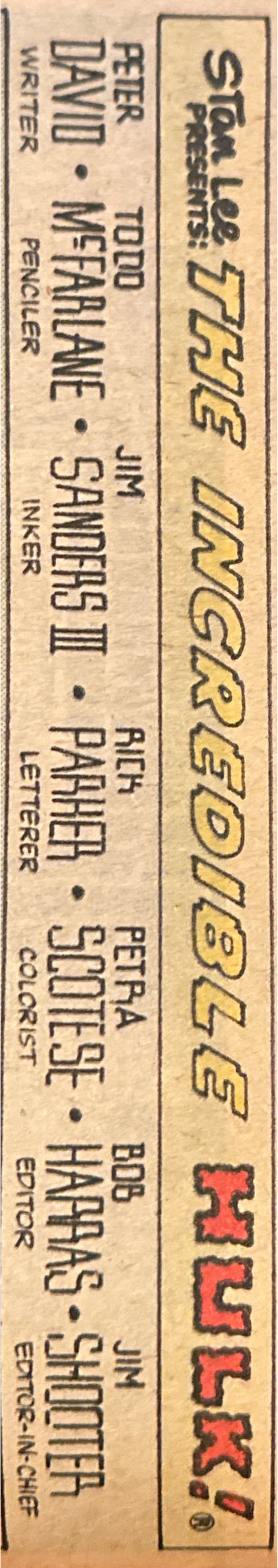 Incredible Hulk, The  (334) comic book collectible [Barcode 25444556] - Main Image 3