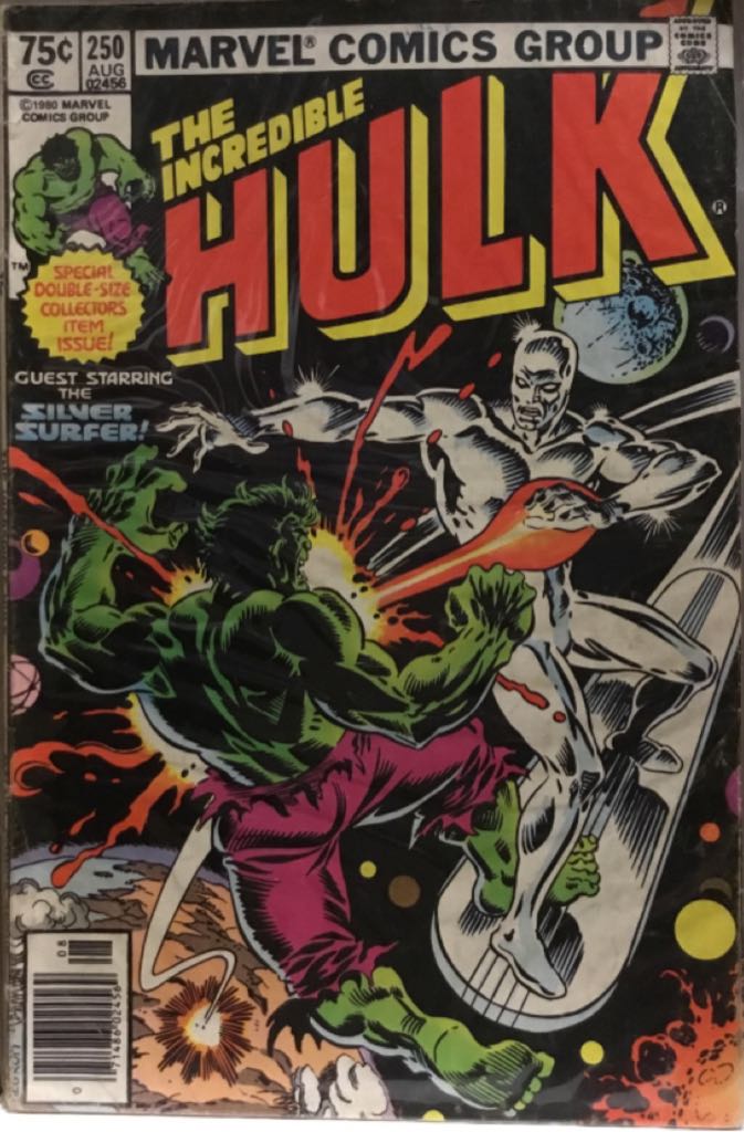 The Incredible Hulk (Vol. 1) - Marvel Comics Group (250 - Aug 1980) comic book collectible [Barcode 071486024569] - Main Image 2