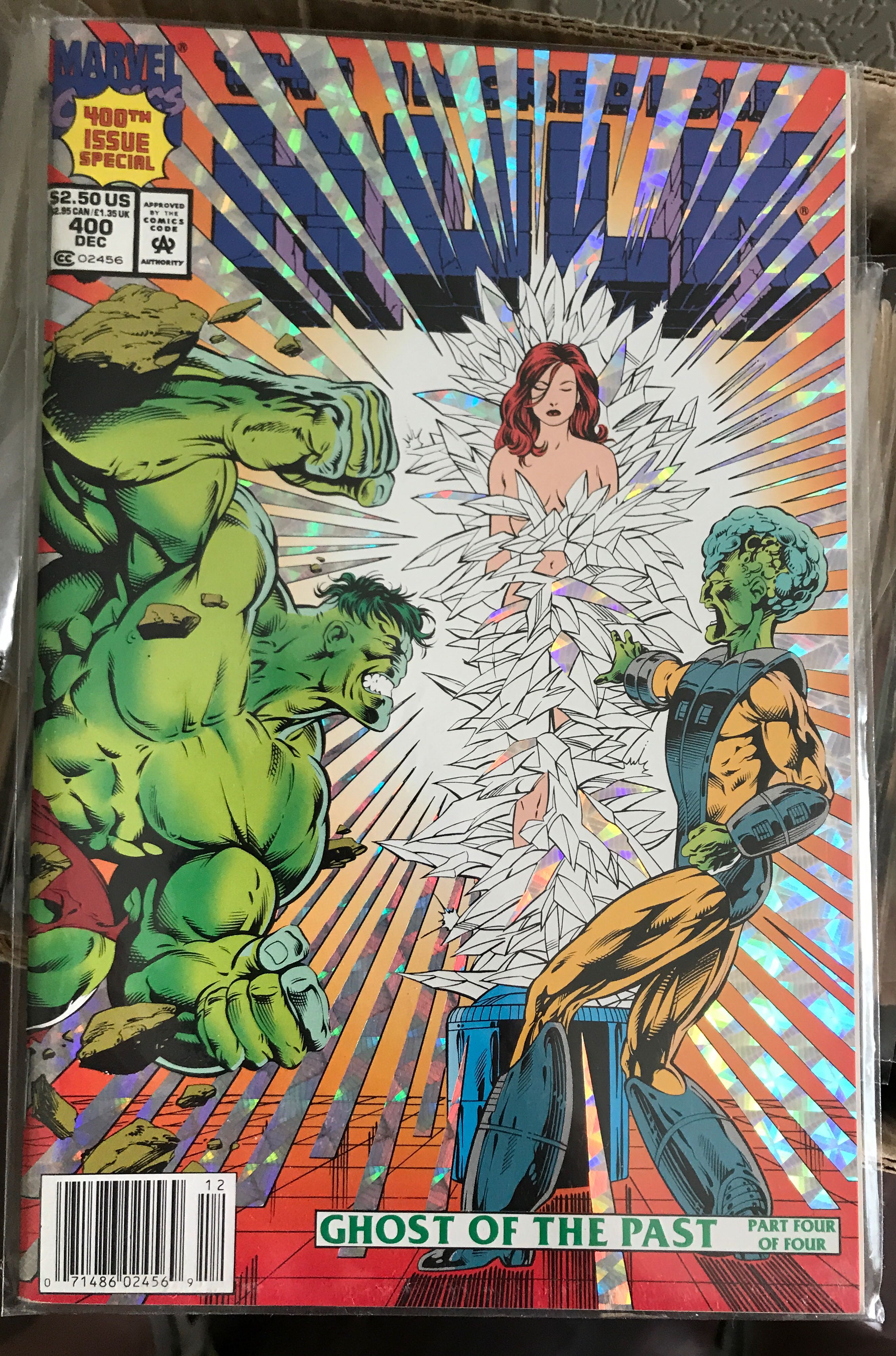 The Incredible Hulk - Marvel (400 - Dec 1992) comic book collectible [Barcode 071486024569] - Main Image 3