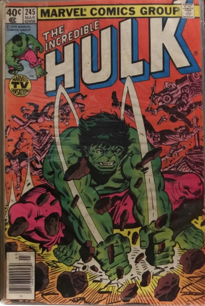 Incredible Hulk, The - Marvel Comics Group (245 - Mar 1980) comic book collectible [Barcode 071486024569] - Main Image 2