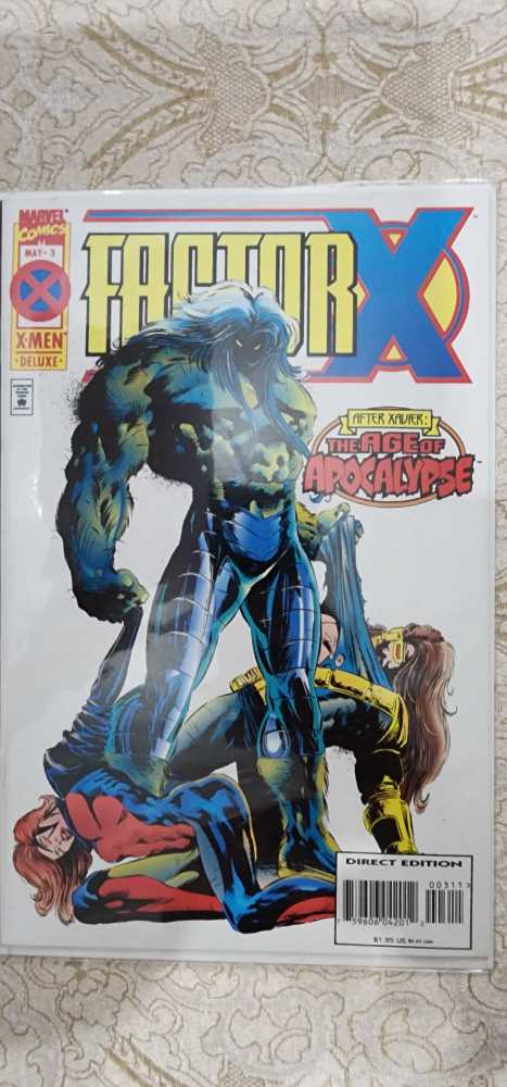 Factor-X - Marvel (3 - Mar 1995) comic book collectible [Barcode 759606042012] - Main Image 2