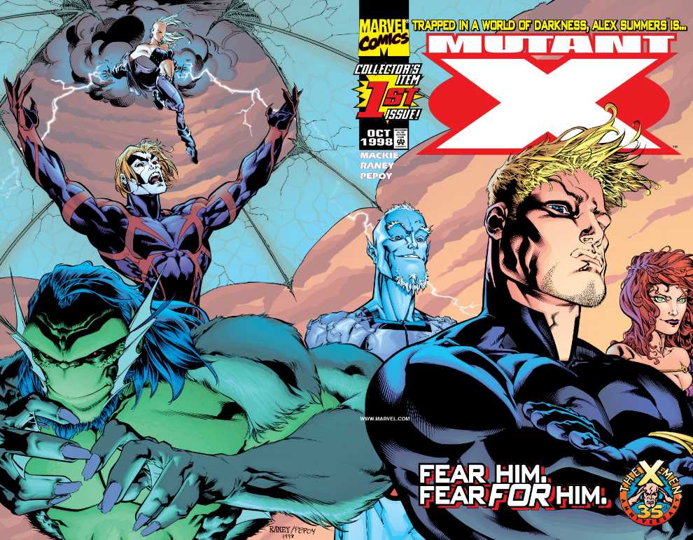Mutant X - Marvel Comics (1 - Oct 1998) comic book collectible [Barcode 75960604690400111] - Main Image 2