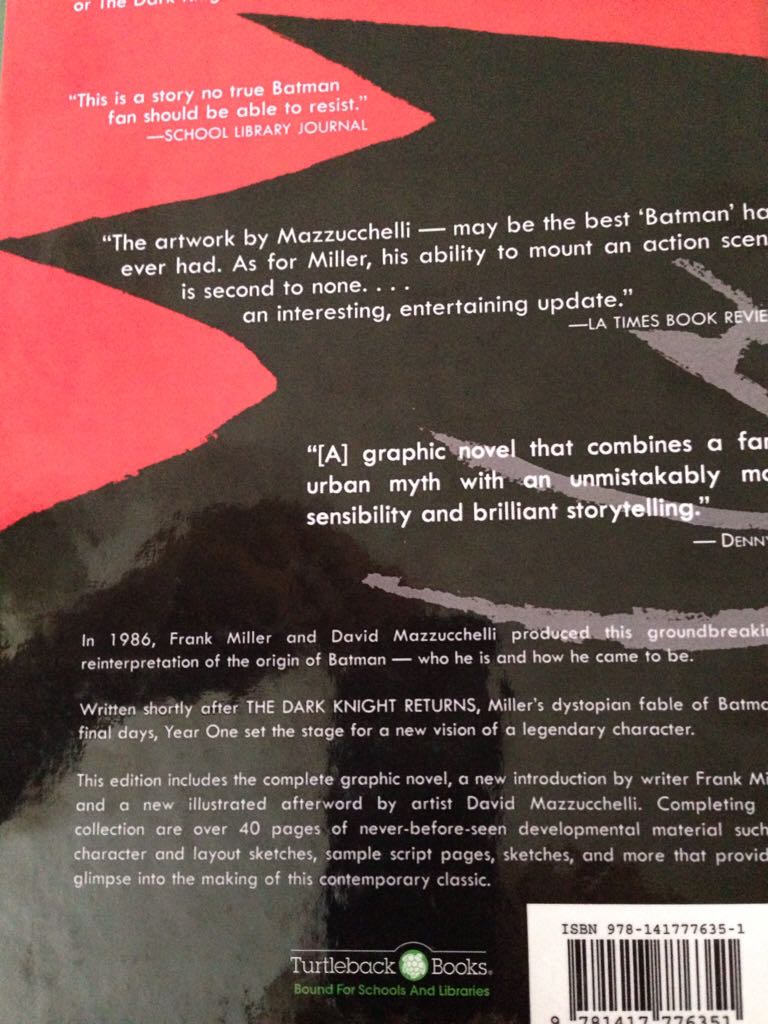 Batman: Year One - DC Comics (1 - Oct 2013) comic book collectible - Main Image 2