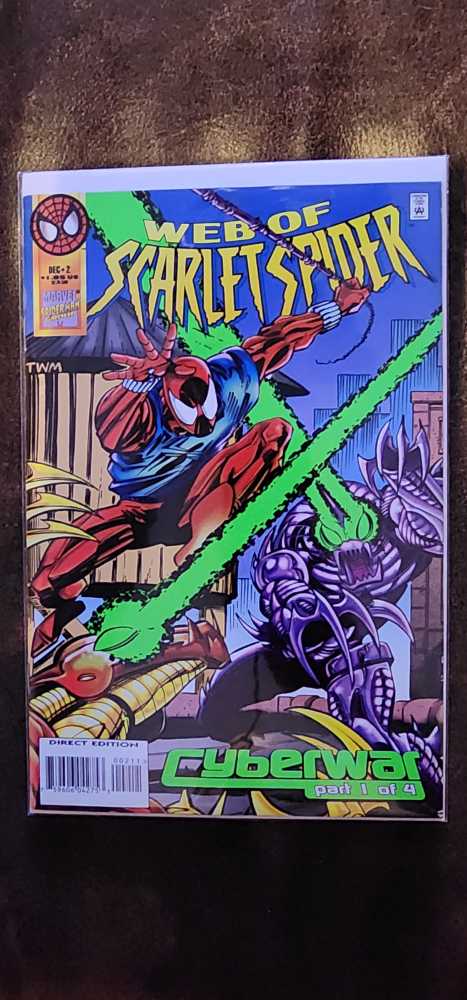 Web Of Scarlet Spiderman - Marvel (2 - Dec 1995) comic book collectible [Barcode 759606042753] - Main Image 2