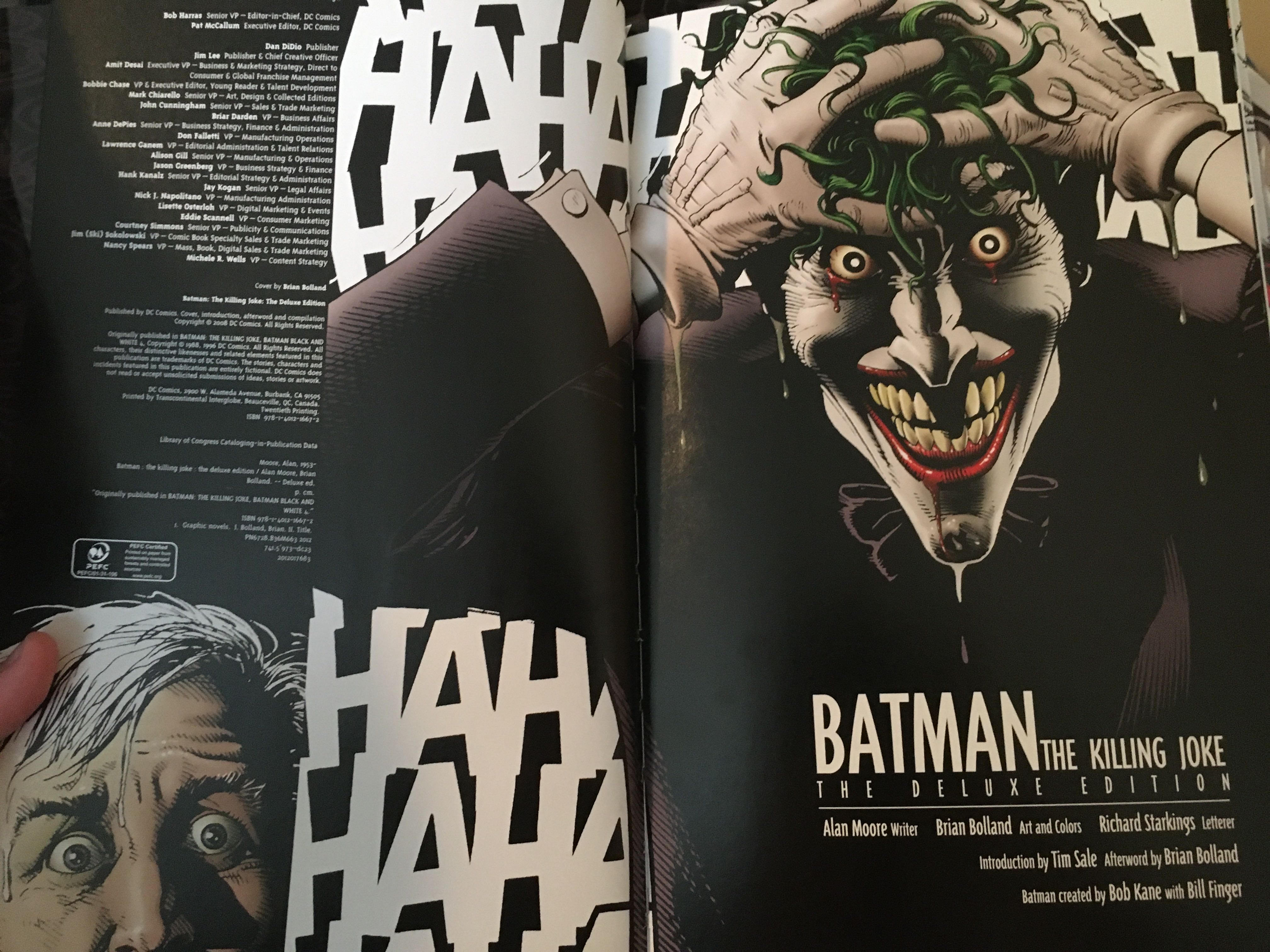 Batman: The Killing Joke - DC Comics (0 - Sep 2008) comic book collectible [Barcode 9781401216672] - Main Image 3