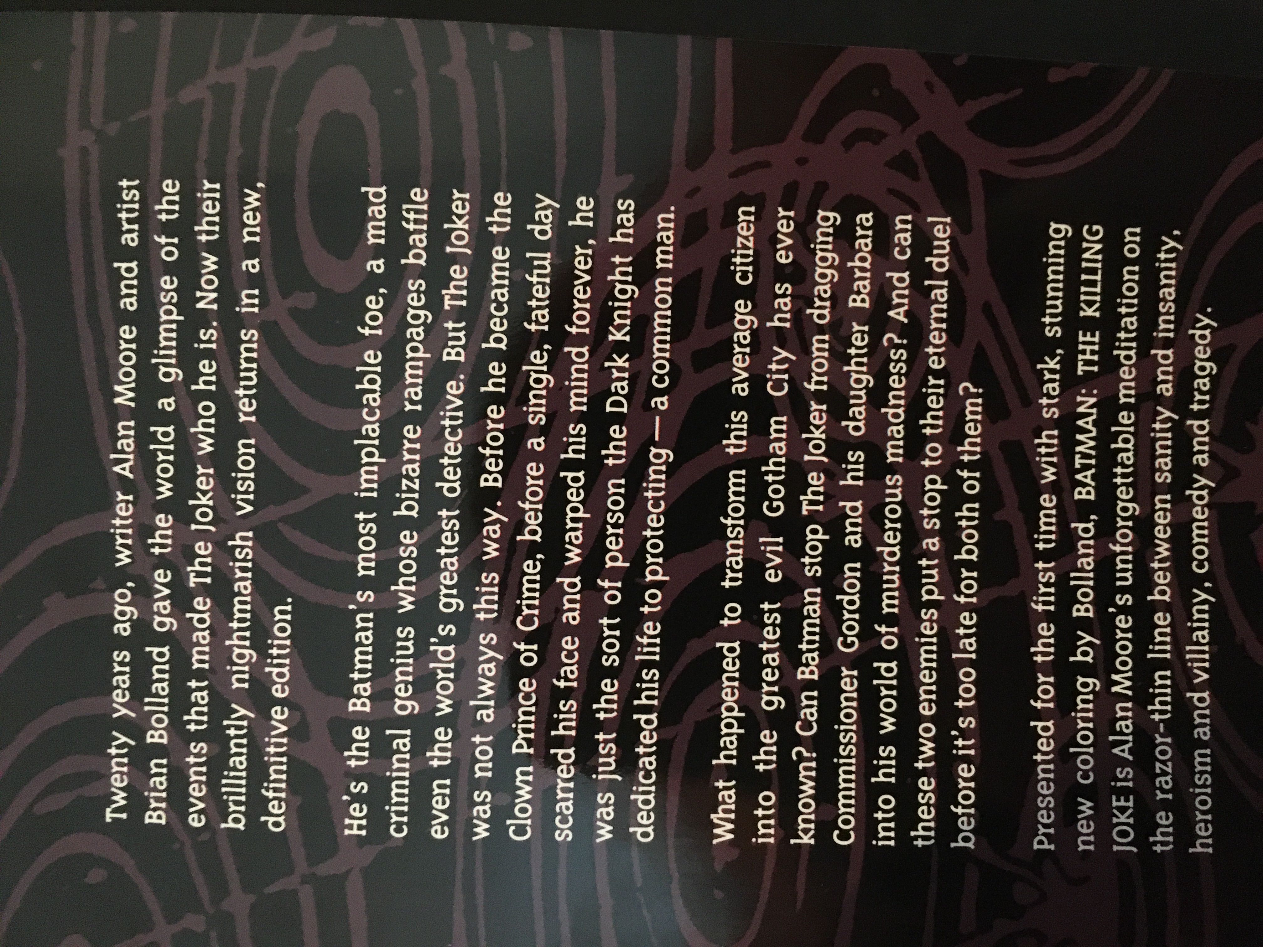 Batman: The Killing Joke - DC Comics (0 - Sep 2008) comic book collectible [Barcode 9781401216672] - Main Image 4