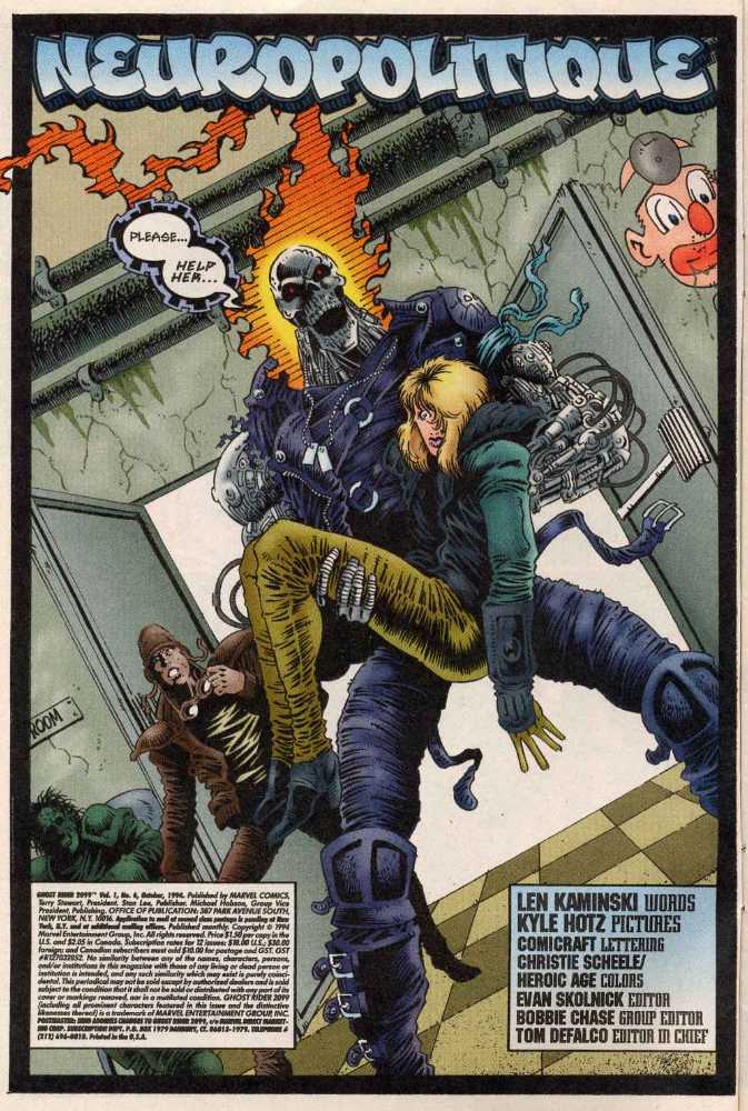 Ghost Rider 2099 - Marvel Comics (6 - Aug 1994) comic book collectible [Barcode 759606011575] - Main Image 3