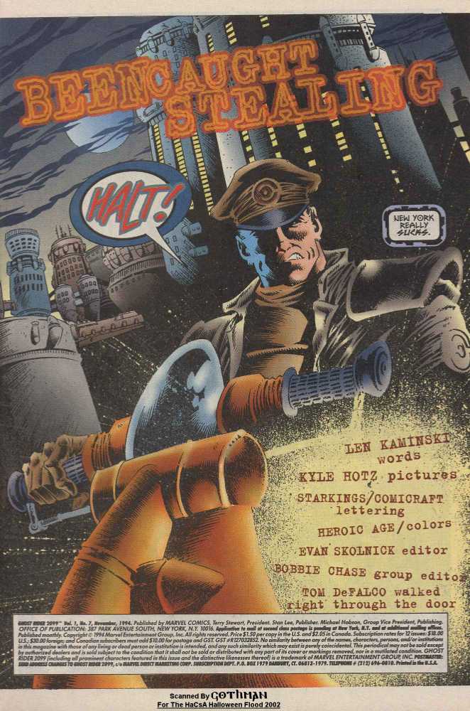Ghost Rider 2099 - Marvel Comic (7 - Nov 1994) comic book collectible [Barcode 759606011575] - Main Image 2
