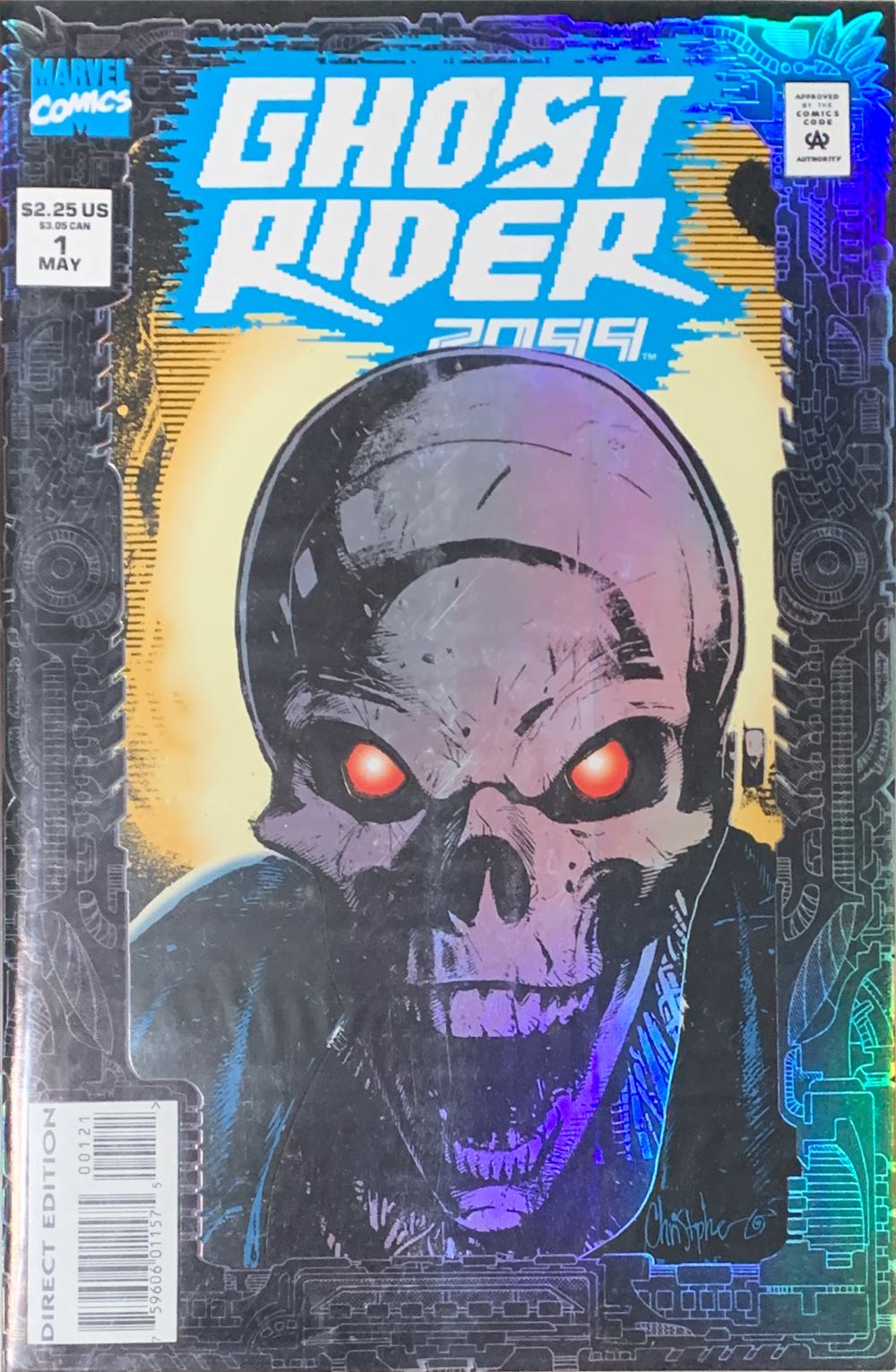 Ghost Rider 2099 - Marvel Comics (1 - May 1994) comic book collectible [Barcode 75960601157500121] - Main Image 3