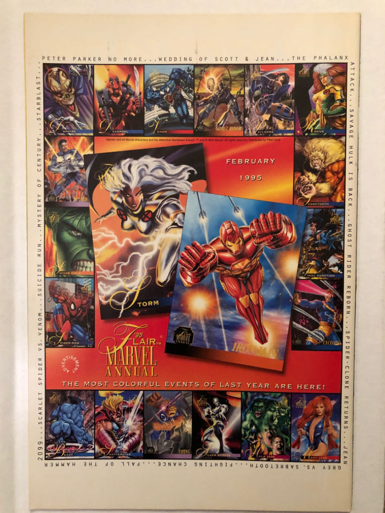 X-men: The Early Years - Marvel (11 - Mar 1995) comic book collectible [Barcode 759606011667] - Main Image 2