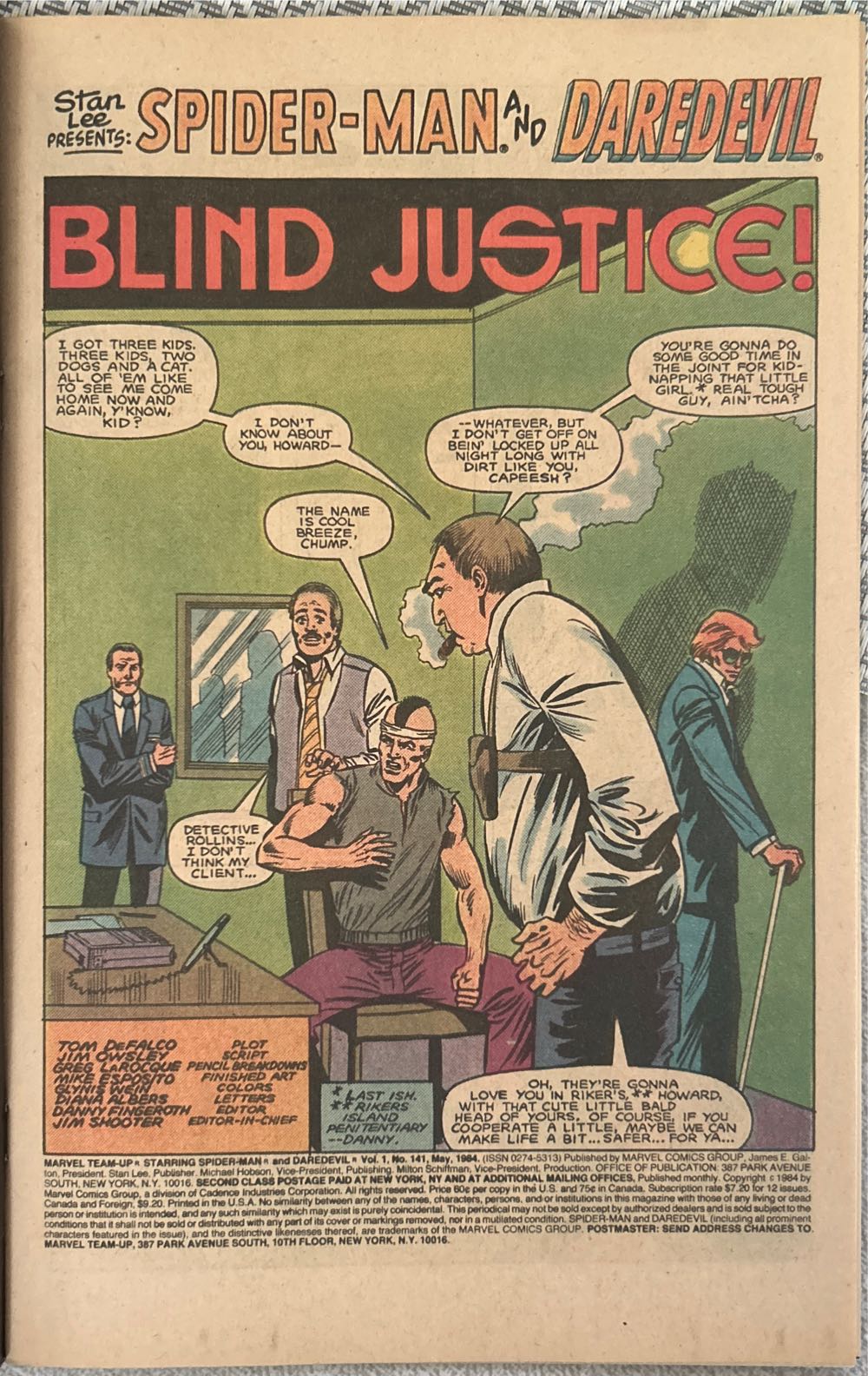 Marvel Team-Up - Marvel Comics (141 - May 1984) comic book collectible [Barcode 071486021476] - Main Image 3